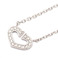 C De Cartier Heart 項鍊 18K白金 鑽石【Cartier 卡地亞】