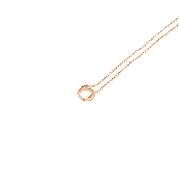 Love 吊墜 項鍊 18K 玫瑰金【Cartier 卡地亞】 B7212300