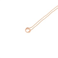 Love 吊墜 項鍊 18K 玫瑰金【Cartier 卡地亞】 B7212300