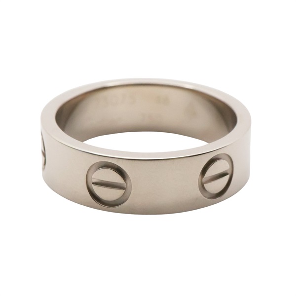 Cartier 卡地亞 Love 戒指 #48 18K白金