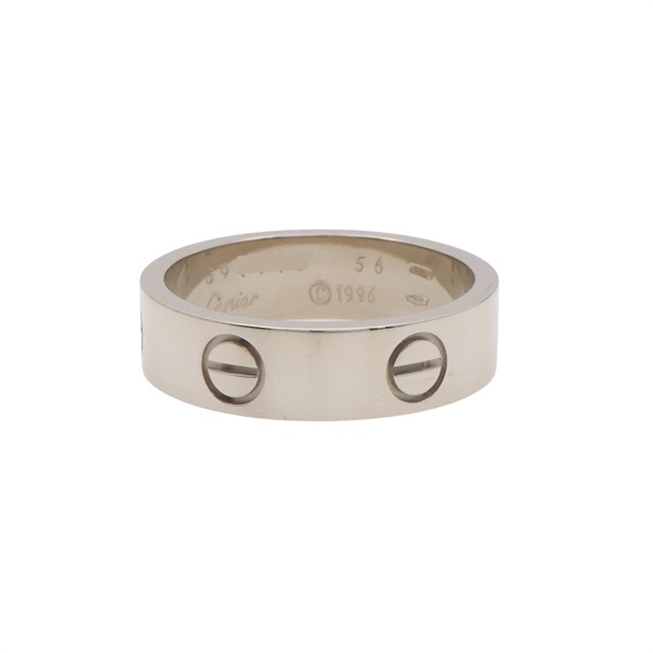 Cartier 卡地亞 Love 戒指 #56 18K白金