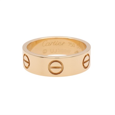 Cartier 卡地亞 Love 戒指 #50 18K玫瑰金 B4084800