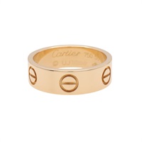 Cartier 卡地亞 Love 戒指 #50 18K玫瑰金 B4084800
