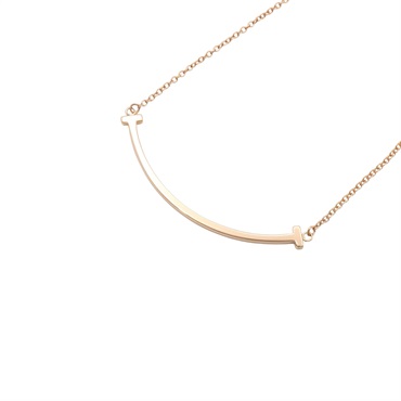 Tiffany ＆ Co 蒂芬妮 T Smile Small 項鍊 18K玫瑰金