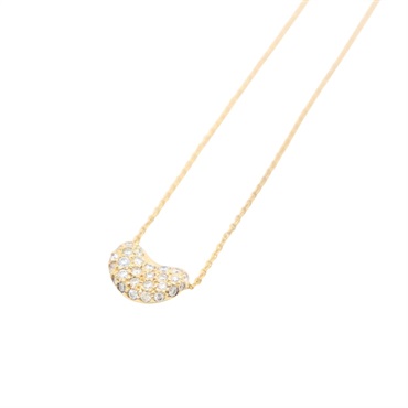 Tiffany & Co 蒂芬妮 Elsa Peretti 相思豆 項鍊 18K黃金 鑽石