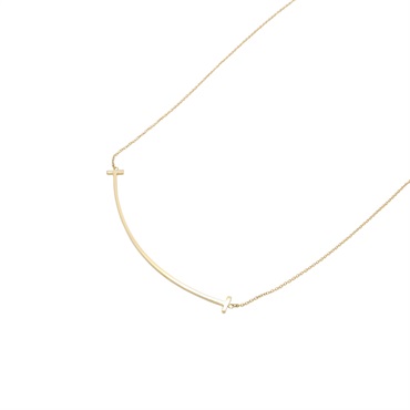 TIFFANY＆CO 蒂芬妮 T Smile Large 項鍊 18K黃金