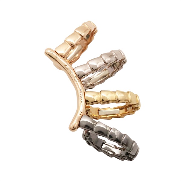 Serpenti Viper 耳骨夾 18K 三色三金 黑色銠金屬【BVLGARI 寶格麗】