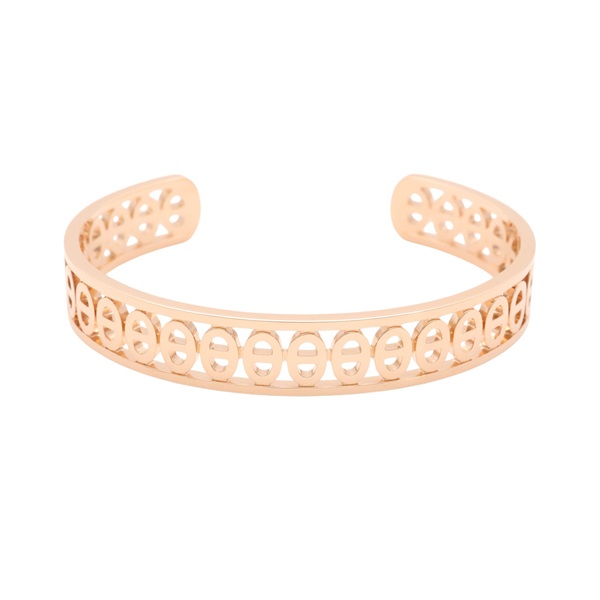 Chaine d'ancre Divine 手環 18K玫瑰金【HERMES 愛馬仕】 H222404B 00SH