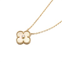 Van Cleef & Arpels 梵克雅寶 Vintage Alhambra 項鍊 18K黃金 母貝 VCARP2R700