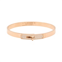 HERMES 愛馬仕 Kelly 手環 18K玫瑰金 鑽石 H110013B 00SH