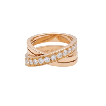 Cartier 卡地亞 Etincelle de Cartier 戒指 #49 18K玫瑰金 鑽石 B4095700