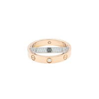 Love 戒指 18K白金 玫瑰金 鑽石 52【Cartier 卡地亞】 B4094600