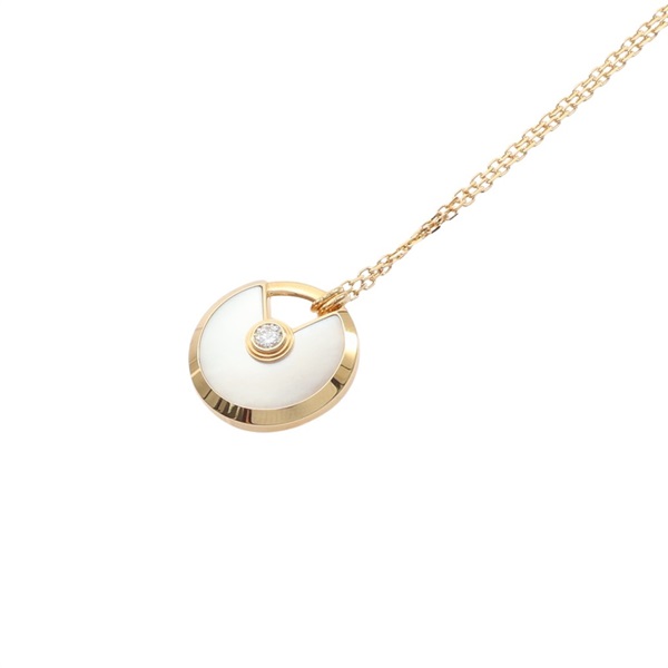 Cartier 卡地亞 Amulette de Cartier 項鍊 18K黃金 母貝 鑽石 B7224559