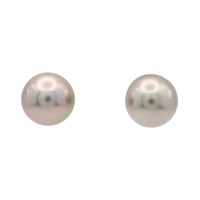 JEWELRY 無品牌珠寶 黑珍珠 針式耳環 18K白金 Black Pearl 3.3g