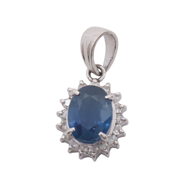 藍寶石 墜飾 PT900鉑金【JEWELRY 無品牌珠寶】 Sapphire 1.64g