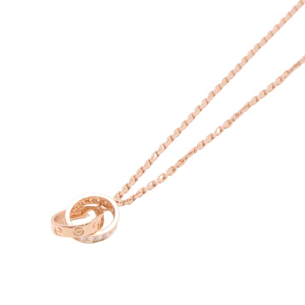 Cartier 卡地亞 Baby Love 項鍊 18K玫瑰金 鑽石 B7013900