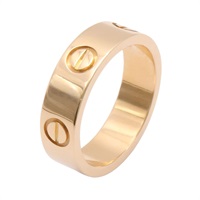 Cartier 卡地亞 Love #51 戒指 18K黃金 B4084600