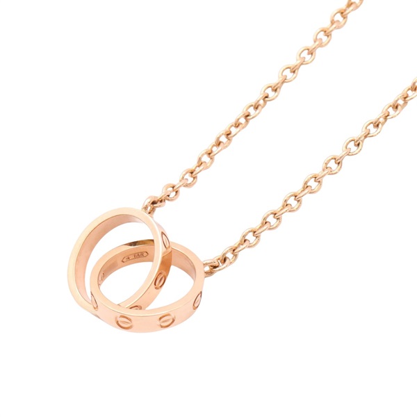 Cartier 卡地亞 Love 項鍊 18K玫瑰金 B7212300