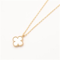Van Cleef & Arpels 梵克雅寶 Sweet Alhambra 項鍊 18K黃金 珍珠母貝 VCARF69100