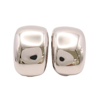 Cartier 卡地亞 Nouvelle vague 耳環 18K白金