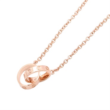 Cartier 卡地亞 Love 項鍊 18K玫瑰金 B7212300