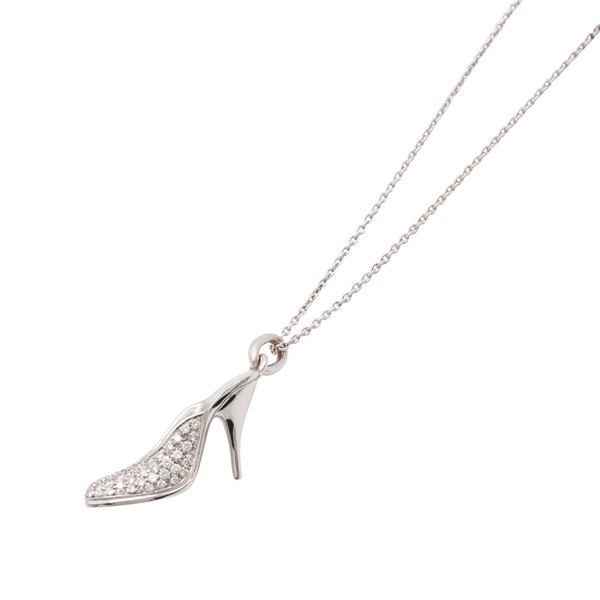 JEWELRY 無品牌珠寶 18K/14K白金 鑽石 高跟鞋 項鍊