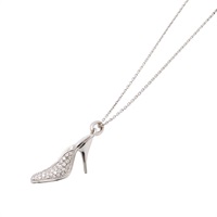 JEWELRY 無品牌珠寶 18K/14K白金 鑽石 高跟鞋 項鍊