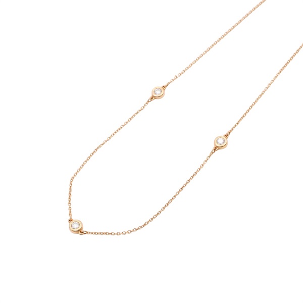 Tiffany ＆ Co 蒂芬妮 By The Yard 3PD 項鍊 18K玫瑰金 鑽石 60140785