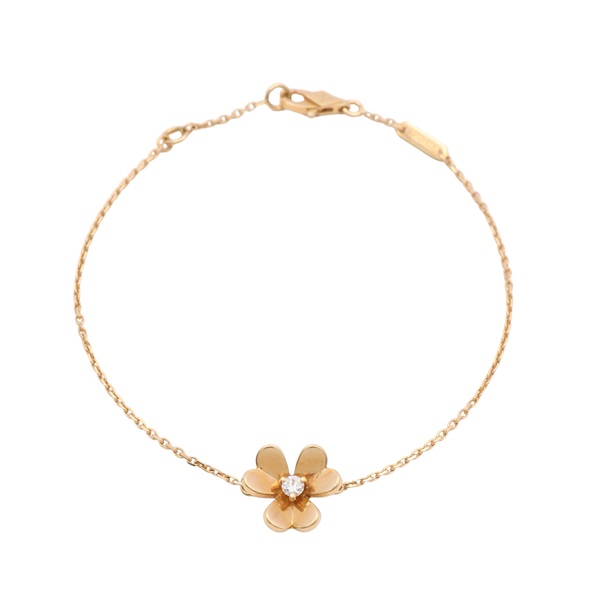 Van Cleef & Arpels 梵克雅寶 Mini Frivole 1PD 手鍊 18K黃金 鑽石 VCARPJMM00