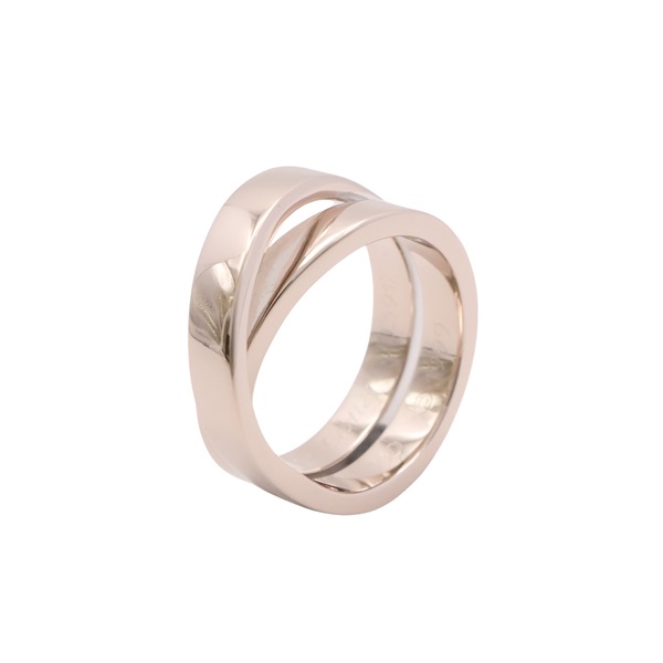 Cartier 卡地亞 Esprit de Paris 雙環戒指 #55 18K白金