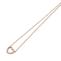 Tiffany & Co 蒂芬妮 Metro Heart 項鍊  18K黃金