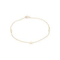 Tiffany ＆ Co 蒂芬妮 By The Yard 手鍊 18K黃金 3PD鑽石