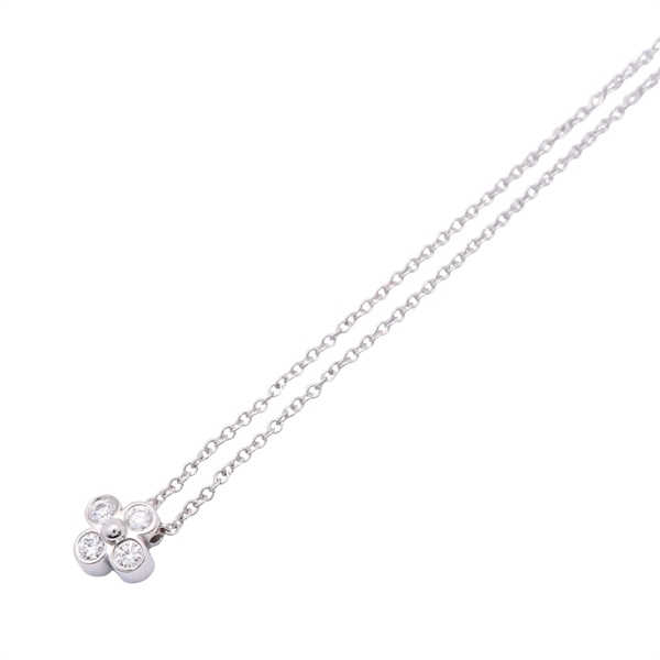 Tiffany & Co 蒂芬妮 Bezel Set 項鍊 PT950鉑金 鑽石