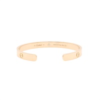 Cartier 卡地亞 Love 手環 #17 18K黃金 1PD鑽石