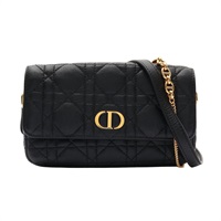 Dior 迪奧 Caro Small 肩背包 黑色 牛皮 S5125UWHC_M900