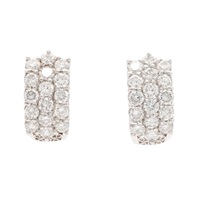 JEWELRY 無品牌珠寶 耳環 18K白金 鑽石 Diamond 8.5g
