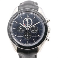 OMEGA 歐米茄 Speedmaster Moonphase 超霸系列 月相腕錶 黑色錶盤 不鏽鋼 手動上鍊 311.33.44.32.01.001