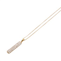 JEWELRY 無品牌珠寶 鑽石 項鍊 18K黃金 Diamond 2.9g
