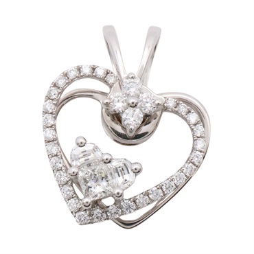 JEWELRY 無品牌珠寶 鑽石 吊墜 18K白金 Diamond 2.21g