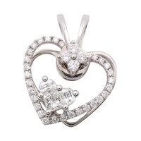 JEWELRY 無品牌珠寶 鑽石 吊墜 18K白金 Diamond 2.21g