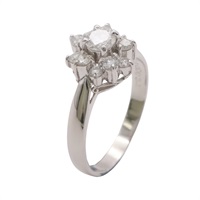 JEWELRY 無品牌珠寶 鑽石 戒指 PT850鉑金 Diamond 3.7g