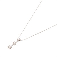 JEWELRY 無品牌珠寶 項鍊 18K白金 鑽石 Diamond 2.5g