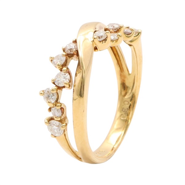 JEWELRY 無品牌珠寶 鑽石 戒指 18K黃金 Diamond 3.0g