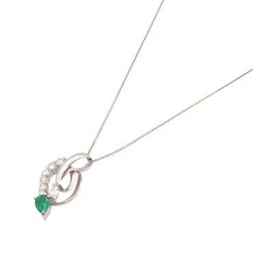 JEWELRY 無品牌珠寶 祖母綠 項鍊 PT900/PT850鉑金