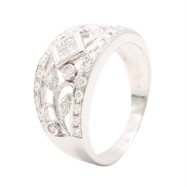 JEWELRY 無品牌珠寶 戒指 18K白金 鑽石