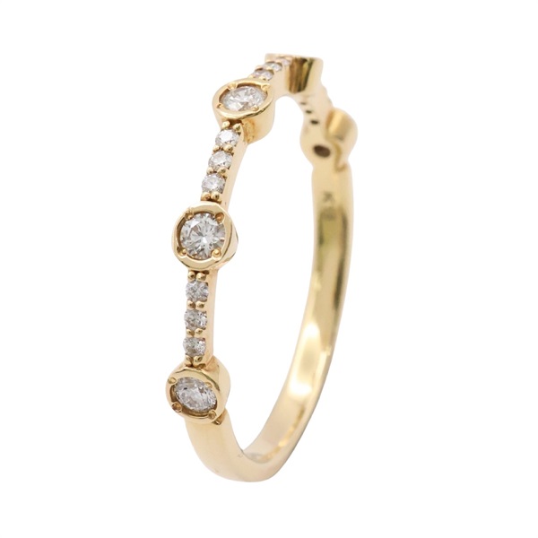 JEWELRY 無品牌珠寶 戒指 #51 18K黃金 鑽石 Diamond 1.67g