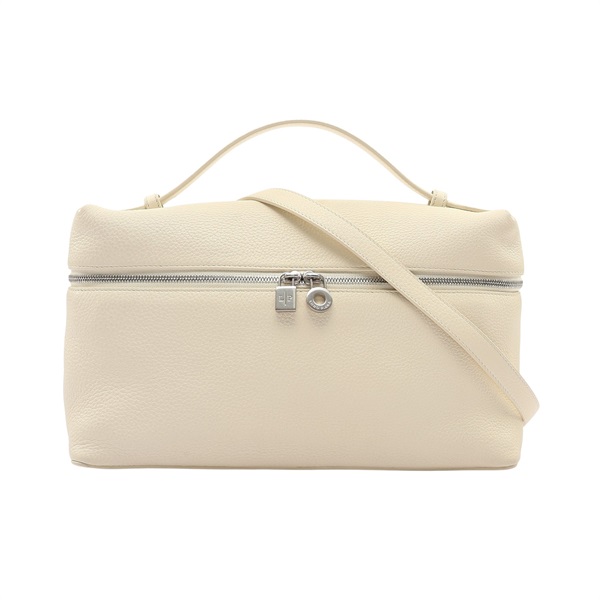Loro Piana 諾悠翩雅 Extra Pocket L27 兩用包 白色 牛皮 FAN4043