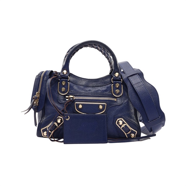 BALENCIAGA 巴黎世家 Le City 兩用包 藍色 牛皮 300295