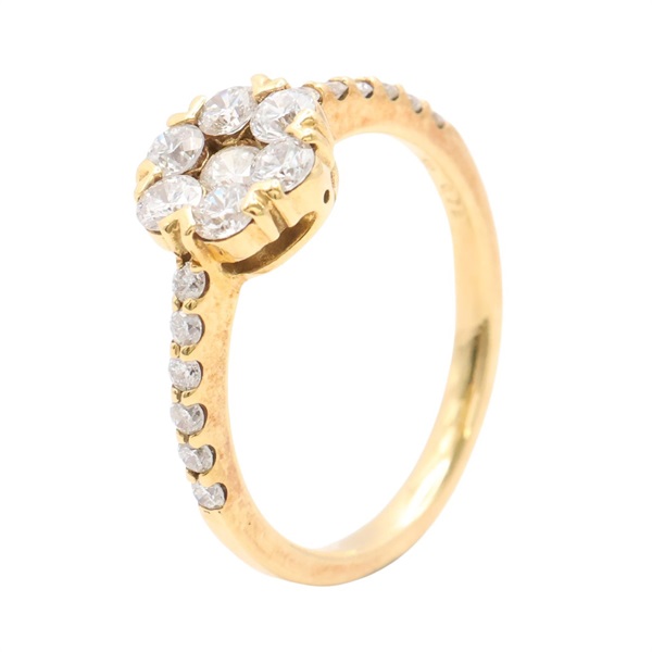 JEWELRY 無品牌珠寶 鑽石戒指 18K黃金 Diamond 3.0g