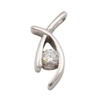 JEWELRY 無品牌珠寶 墜飾 PT900鉑金 鑽石 Diamond 1.94g